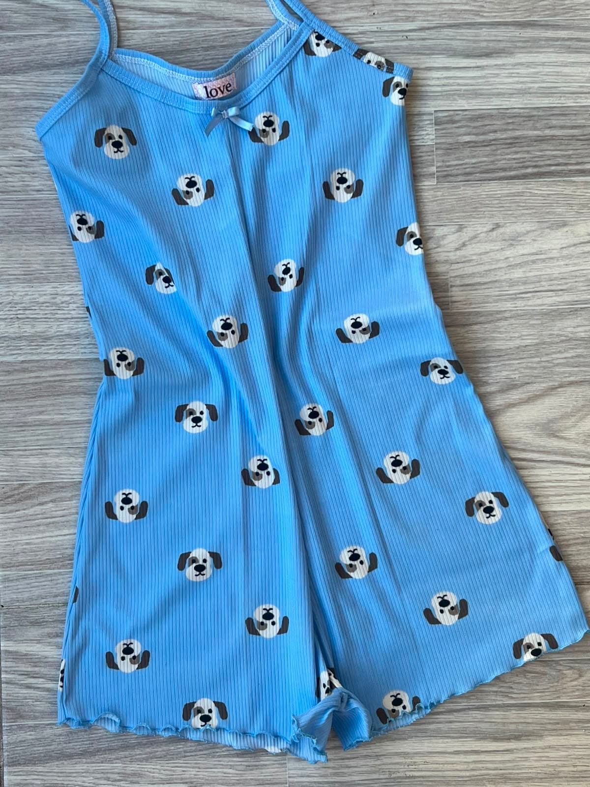ENTERIZO AZUL PERRITOS