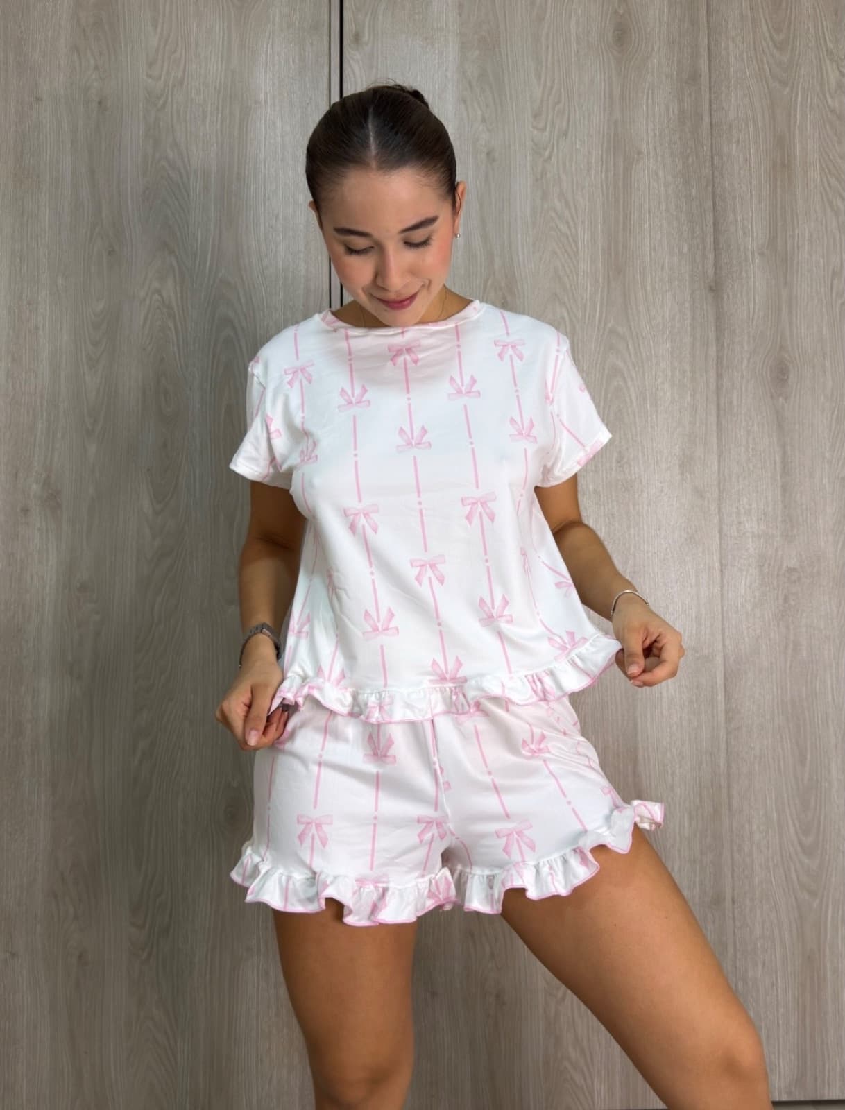 SHORT BOLERO Y CAMISA LARGA MOÑOS