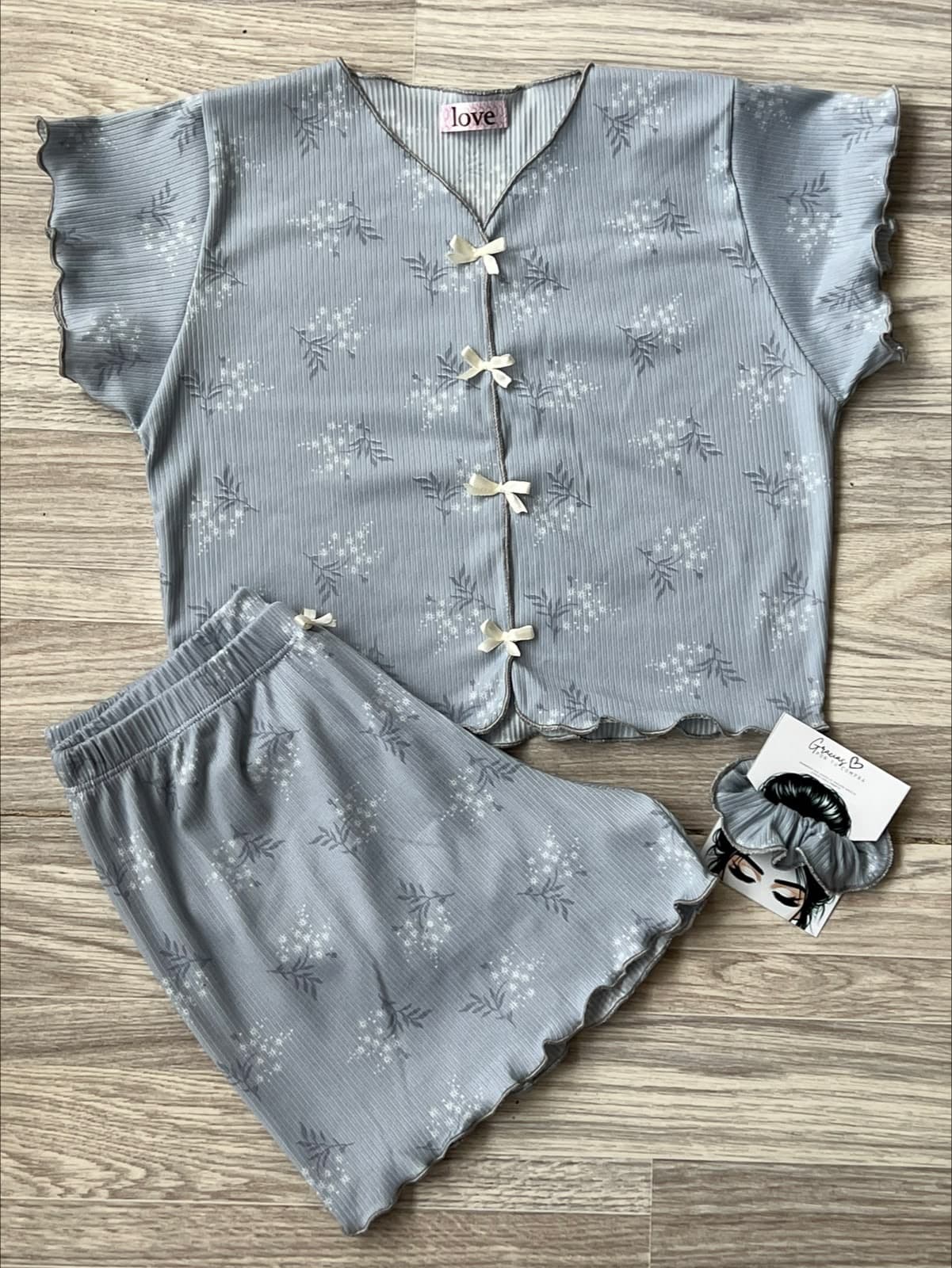 SHORT MANGA GRIS