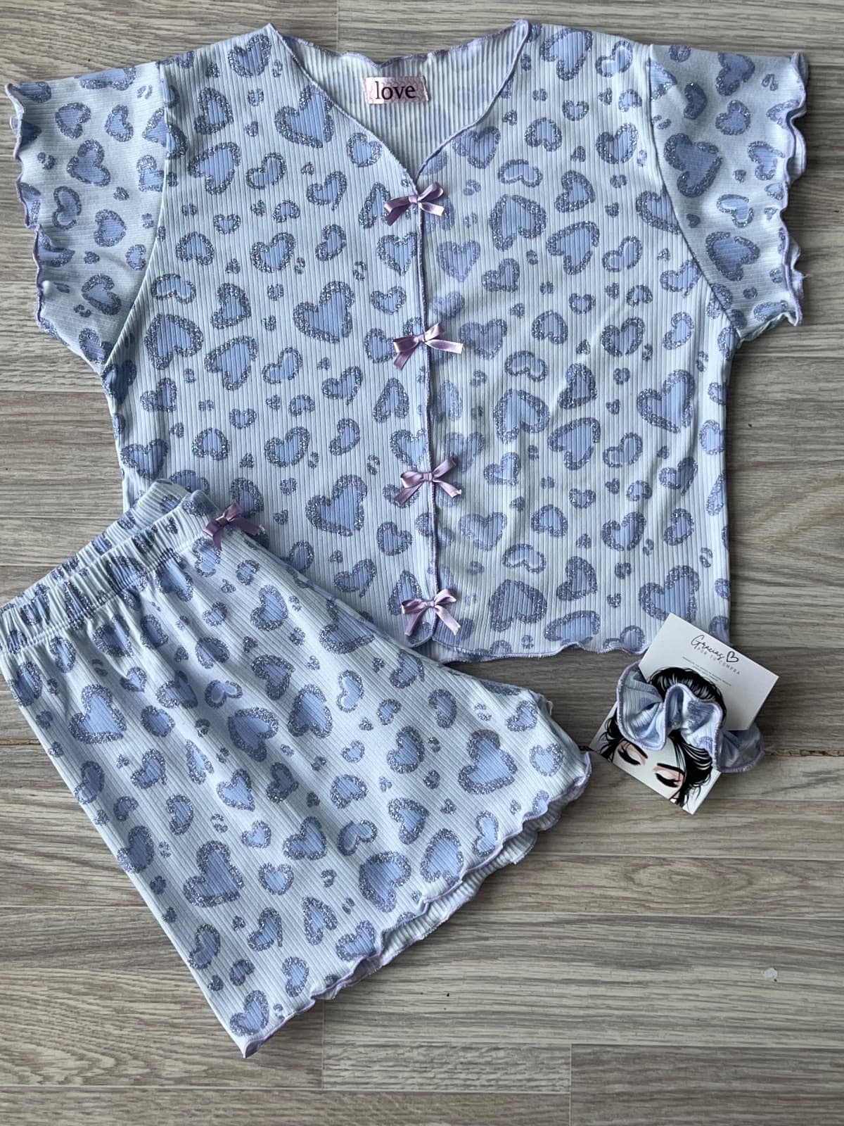 SHORT MANGA CORAZONES BRILLANTES