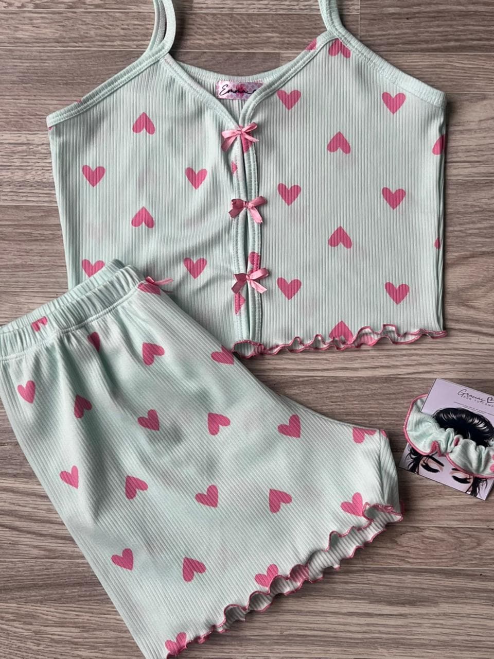 SHORT TIRAS CORTA VERDE MENTA
